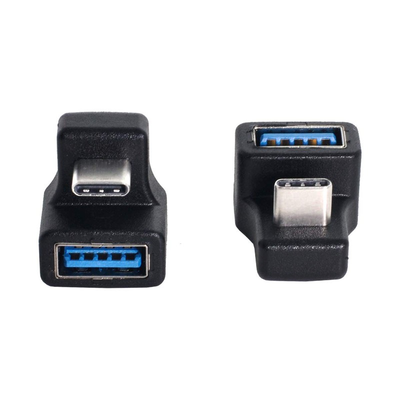 cablecc 180 Degree Up & Down Angled Type-C USB-C OTG