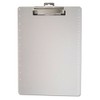 Officemate Transparent Plastic Clipboard with 12-Inch Ruler, Letter Size, Low