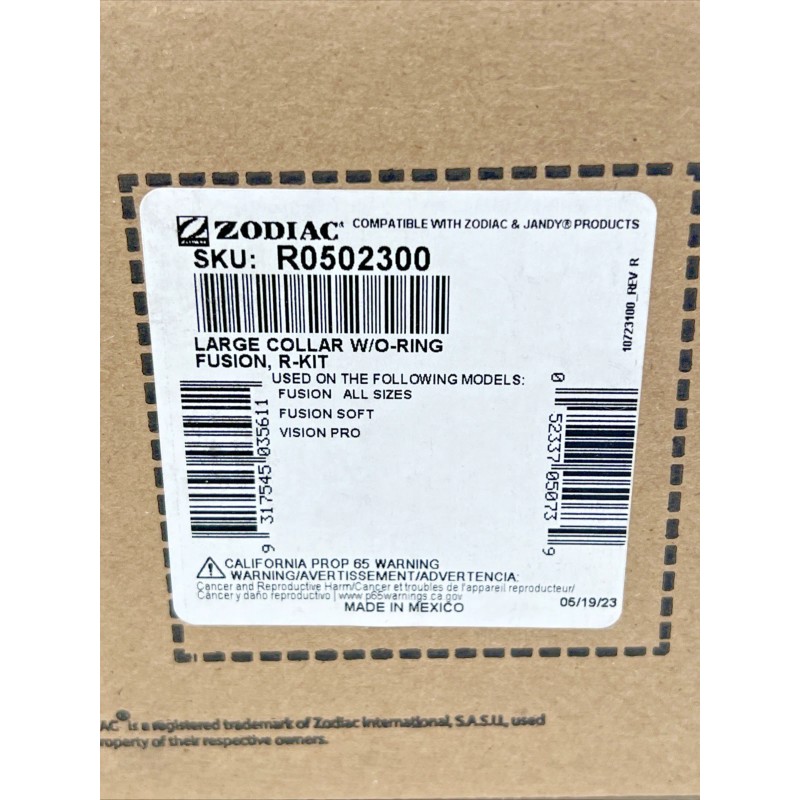 For Zodiac Zodiac R0502300 Large Collar with O-Ring Replacement for