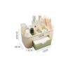 TopHomer Desktop Cosmetics Storage Box, Multifunctional Makeup Organizer Drawers Skincare