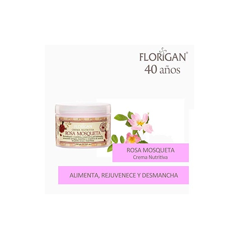 Crema nutritiva ROSA MOSQUETA 350grs. FLORIGAN