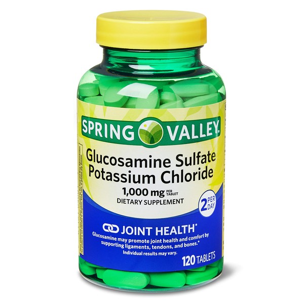 Spring Valley - Glucosamine Sulfate 1000 mg, 120 Tablets