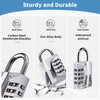 Heavy Duty, Combination Lock 4 Digit, Resettable, Waterproof Metal, School/Gym