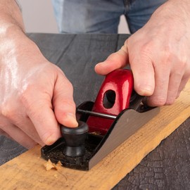 Hardys Hand Tools - Small Block Plane, Robust Hand Wood Plane for Woodworking Projects, Wood Shaving - Precise Adjustable Hand Plane, DIY Woodwork Tool with 40mm Carbon Steel Edge