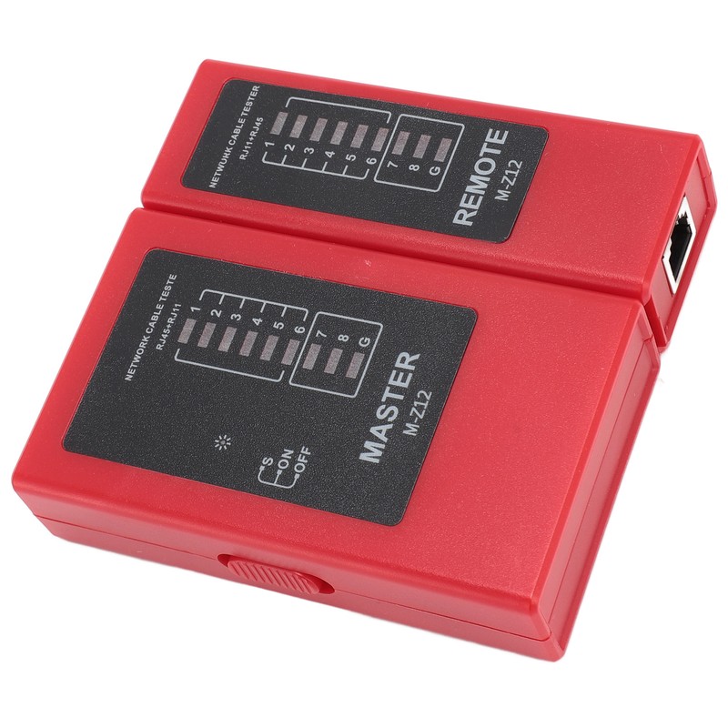 Network Cable Tester with LED Display for RJ45 RJ11 RJ12