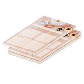 PRICARO Rezeptblock Backen, A5, 3 Stück