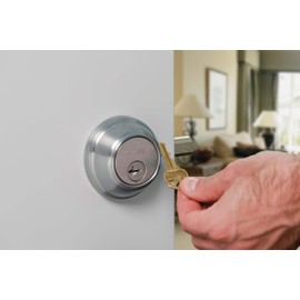 Kwikset 985-S.STRKP 980 Double Cylinder Keyed Entry Deadbolt from The Signature Series - Matte Black