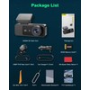 Dash Cam Front and Rear 4K+1080P, UHD Built-in WiFi DashCam