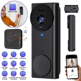 Unbranded Wireless Video Doorbell Camera Smart Doorbell with Night Vision & 2-Way Audio