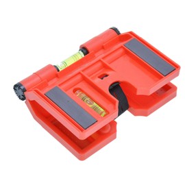 Aqbau® Corner Spirit Level Post Spirit Level with Magnet - Plastic Post Spirit Level - Adjustable Angle Spirit Level Post Angle Spirit Level for Pipe Installation Precision