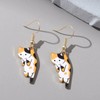 2 Pairs Cat Earrings for Women Kawaii Cartoon Kitten Alloy