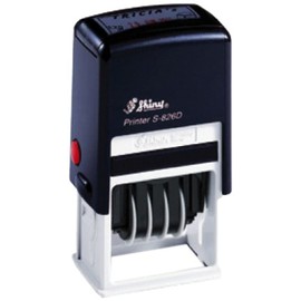 Staedtler Shiny Self Inking Date Stamp with Message Received