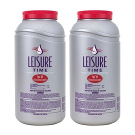 LEISURE TIME Leisure Time E5-02 Spa 56 Chlorinating Granules for Spas and Hot Tubs, 5-Pounds, 2-Pack