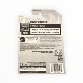 Hot Wheels Donut Drifter 129/250 - Treasure Hunt - 2023 Mainline A - New - Near Mint