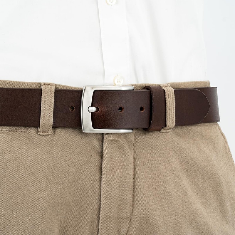 Lindenmann Men’s Jeans Belt XXL - Full Buffalo Leather -