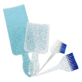 Healvian 1set Hair Highlighting Kit Foiling Board Tinting Tools Hair Dyeing for Professional Salon Use Includes Mixing Bowl and Brush