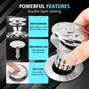 1 x Pop Up Drain Strainer, Upgraded Bathroom Sink Plug,