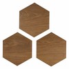 BaseCore HEX Hexagon Vinyl Flooring Java 5.75" DIY Self Adhesive