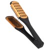 Clamp Hair Brush Spring Elasticity Softness Beard Breathability Double Sided