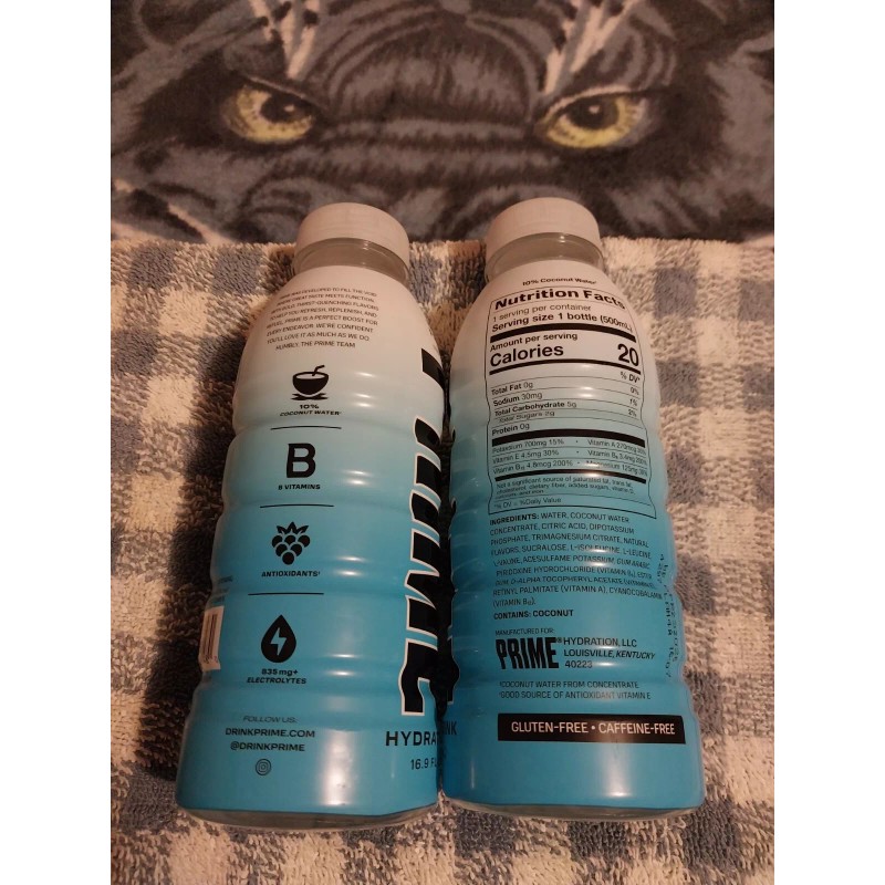 Prime Hydration Drink (Two) Bottles Of Berry Freeze 🫐 New,