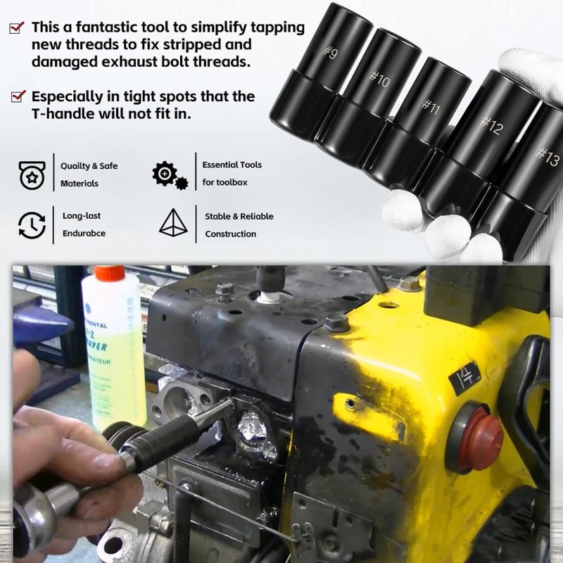 LIS 71670 Large Tap Socket Set For 5/8", 11/16", 3/4",