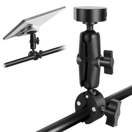 Vasgather RV Pole Mount for Starlink Mini, Adjustable Heavy Duty Clamp Bracket, Compatible with Original Pipe Adapter