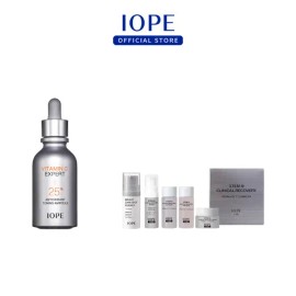 IOPE [본사직영] 아이오페 비타민C 엑스퍼트 25% 항산화토닝앰플 23ml+에센스10ml+체험키트4종 [Directly from Head Office] Iope Vitamin C Expert 25% Antioxidant Toning Ampoule 23ml + Essence 10ml + 4 Types of Sample Kit