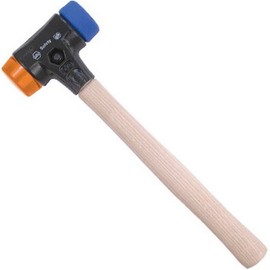 Wiha 83250 Split Head Mallet, Malleable Cast Iron, 2.4 Pounds, 2.0" x 12.2"