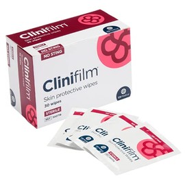 Clinifilm Skin Protective Barrier Wipes, 30 piece.