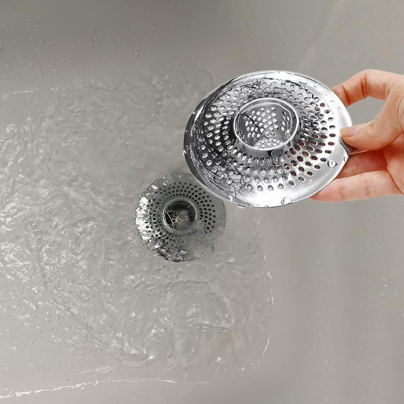Drain Hair Catcher, Bathtub Shower Drain Hair Trap Strainer Bathroom