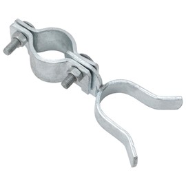 VIVIDA Chain Link Gate Latch 1-3/8" x 1-3/8", Chain Link Fence Gate Fork Latch, Galvanized Farm Fence Lock, 1 PCS