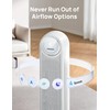 Dreo Tower Fan for Bedroom, 25ft/s Velocity Quiet Floor Fan,