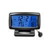 Car Clocks and Temperature, with Blue Backlight, Car Dashboard Digital