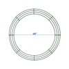 16 Inch Christmas Wire Wreath Frame Metal Wreath Form Front