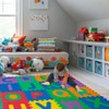 Hey! Play! Interlocking Foam Tile Play Mat with Letters -