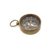 Set of 5 Brass Miniature Nautical Replicas–Vintage-Style Telescope, Compass, Sextant,