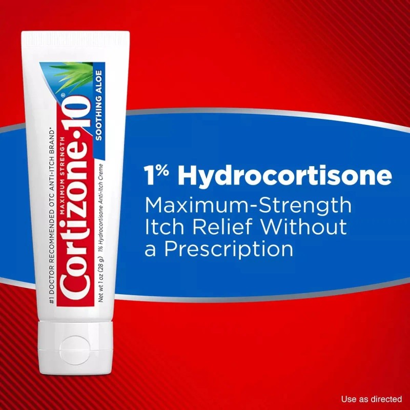 Cortizone10 Crema Antipicazon Maxima Fuerza Aloe 1 Oz