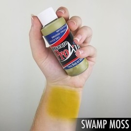 ProAiir Face and Body Painting Makeup - 2oz (60ml) Zombie Swamp Moss