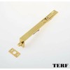 TERF® Traditional Vintage Style Polished Brass Flush Bolt 150mm [6'']