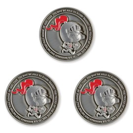 Armor of God Bible Coin for Kids, Religious Memory Verse Coins for Children's Church & Youth Groups, Motivational Sunday School Gifts for Kids, Inspirational Scripture Coin