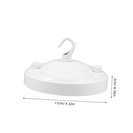 KICHOUSE Vintage Hook Plate Ceiling Hardware for Ceiling Cover Strong Loadbearing Stylish Easy to Mount