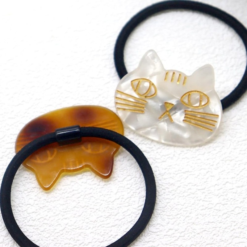 moin 2505hr23 Women's Hair Rubber Hair Accessories, Cat Hair Band,