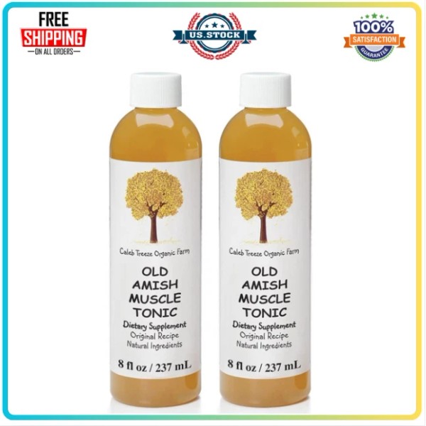 Caleb Treeze Organic Farms Old Amish Muscle Tonic 8 oz