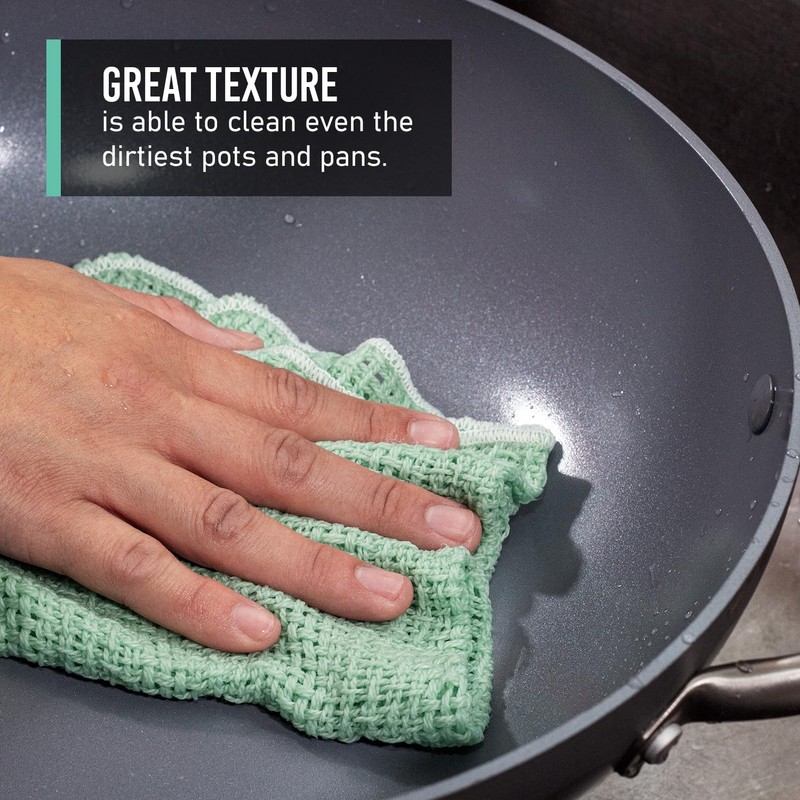 Country Cottons Old Fashion 100% Cotton Dishcloths - Set of
