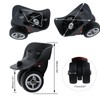 KUMGROT 2 PCS Luggage Wheels Replacement Kit 360 Degree Suitcase