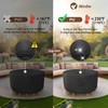 iBirdie Fire Pit Cover Round 44 inch Outdoor Waterproof and