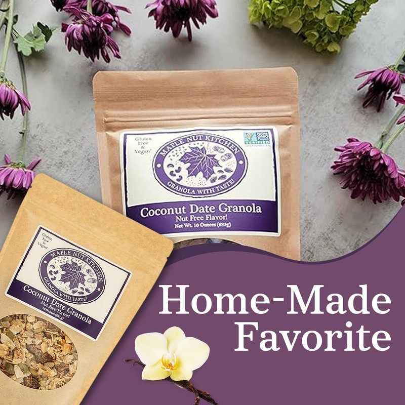 Maple Nut Kitchen Coconut Date Granola, 3 Pack – Gluten-Free,