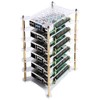 GeeekPi 6-Layers Cluster Case for Raspberry Pi, Pi Rack Case