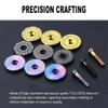 DONGKER Top Cap, Stylish Stem Cap with Screws, Waterproof Titanium