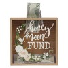 Hanna Roberts Honey Moon Fund and Card Rustic Wood Box